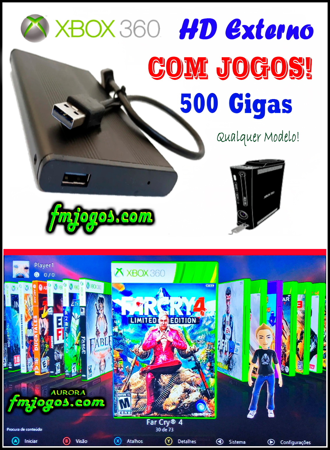COMO BAIXAR JOGOS PARA XBOX 360 GRÁTIS 
